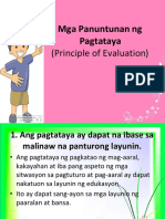 Mgapanuntunanngpagtataya