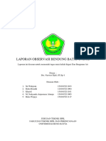 Laporan Observasi Bendung Batang Anai