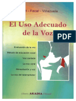 El Uso Adecuado de La Voz (Bacot) PDF