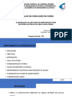 Plano manutenção motores fábrica