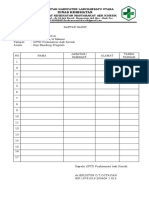 Daftar Hadir Puskesmas Kaji Banding