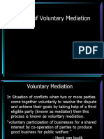 Theory of Voluntary Mediation