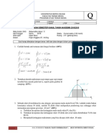 Soal UAS Matematika Dasar