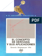 El Concepto de Derivada y Sus Aplicaciones - Gerardo Balabasquer Villa-LIBROSVIRTUAL PDF