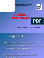 10. Diseños de Investigación