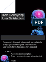 Tools 4 Analyzing User Satisfaction