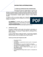 Distribucion Fisica Internacional: 1.1. Funcion de La (Dfi)