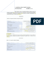 Ing. Asistida Por Computadora: Ingenieria Petroquimica