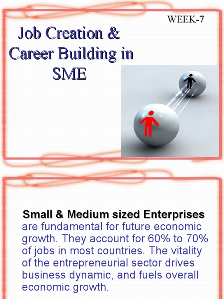 SME Impact on Job Creation and Growth | PDF | Business | Social Science