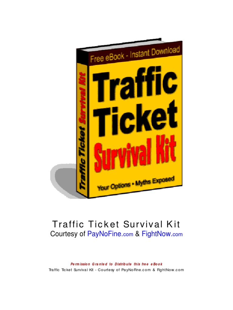Traffic Ticket | Traffic Ticket | Plea | Free 30-day Trial | Scribd