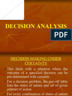 Decision Analysis