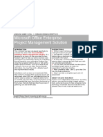 Microsoft Office Enterprise Project Management Solution: Instructions