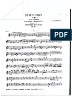 Spartiti - Dvorak Antonin, Sinfonia n°8, clarinetto I