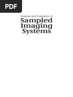 Sampled Imaging Systems: Analysis and Evaluation of