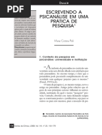 Escrevendo a psicanálise em uma prática de pesquisa.pdf