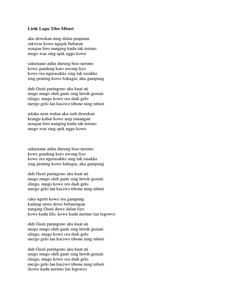 Lirik Laguu Docx