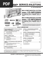 Sharp CD-MPX200H3