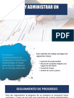 Controlar y Administrar Un Proyecto