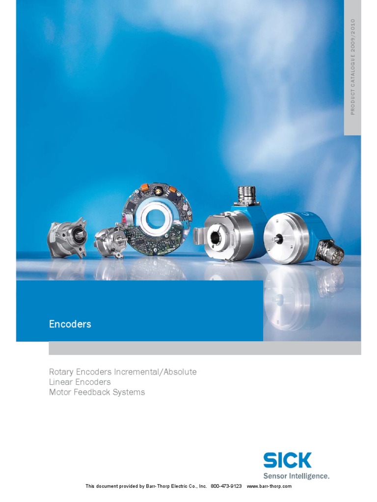 9 Sick Encoders Catalog Motor Feedback Systems With Hiperface PDF | PDF ...