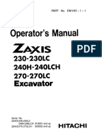 Hitachi Zaxis 270, 270LC Excavator operator’s manual SN 020002 and up.pdf