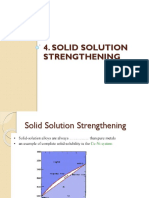 Solid Solution Strengthening