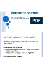 Computer Science: Covered Basics About Algorithms and Flowcharts