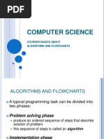 Computer Science: Covered Basics About Algorithms and Flowcharts