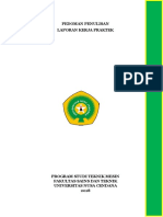 Pedoman Penulisan Laporan Kerja Praktek Teknik Mesin FST UNDANA 2018 PDF