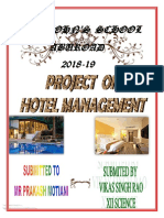 Class 12th Cbse C++ Project On Hotel Management 2018-19