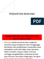 1 - Pengertian Bencana