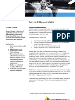 MicrosoftDynamicsNAVGeneral Ledger FactSheet
