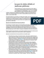 Ejercicios Para La Ciática Debido Al Síndrome Piriforme