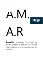 A.M. A.R: Atención