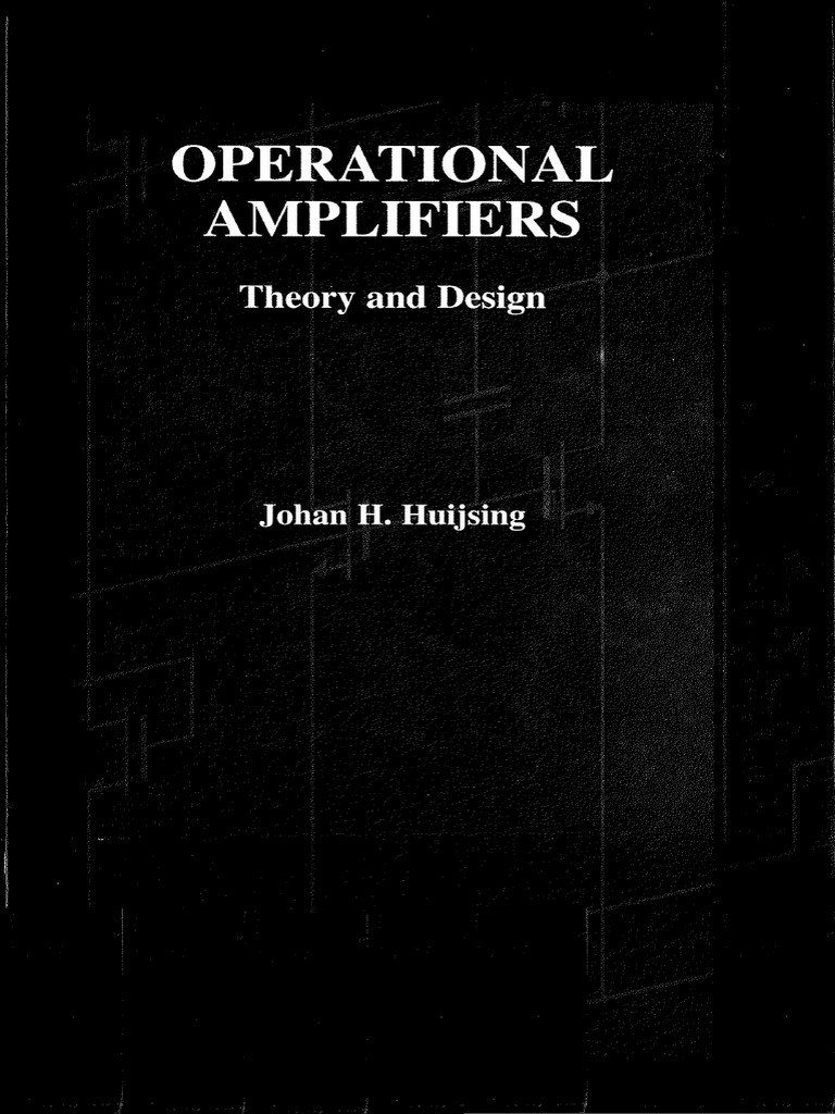 Operational Amplifiers Theory and Design PDF PDF