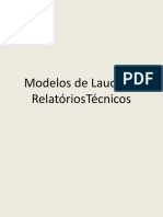 Modelos de Laudos e Relatórios Técnicos