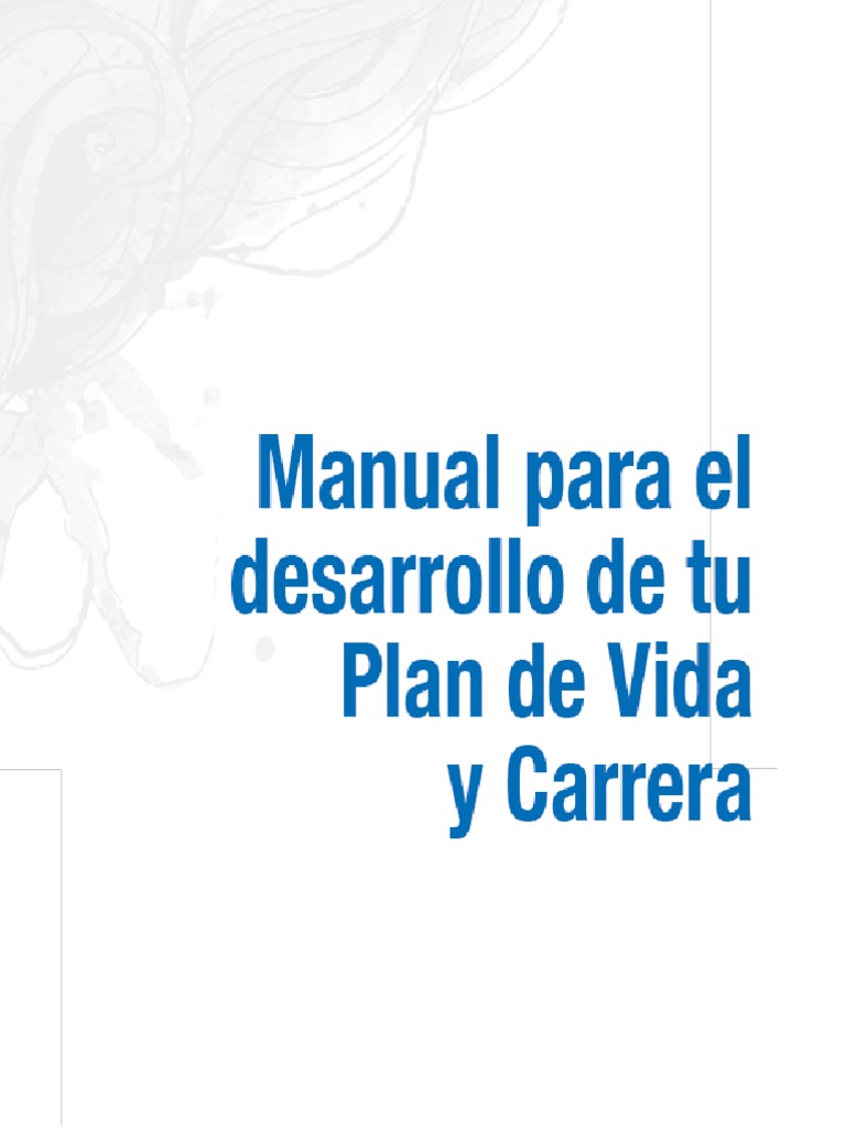 Manual para tu Plan de Vida y Carrera | PDF | Planificación | Motivación