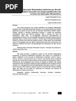 2018 - SET a Educação Matemática Inclusiva No Brasil Uma Análise Baseada Em Artigos Publicados Em Revistas de Educação Matemática
