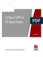 ODR002031 Configure OSPF On NE Series Routers (V8) ISSUE 1