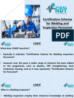 Certification Scheme For Welding and Inspection Personnel