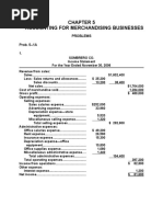 Accounting For Merchandising Businesses: Problems Prob. 5-1A