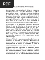 Diferencia Entre Psicologia y Psicoterapia