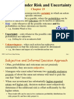 Decisions Under Risk and Uncertainty: Certainty