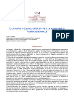 1-P18003 - SSM 22-24 Gennaio 2018 - Il Lavoro Nelle Cooperative e La Cessione Di Ramo Aziendale