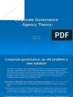 Corporate Governance - Agency Theory