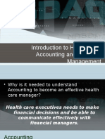 10 Introduction To Health Care Accounting and Financial Management
