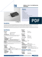 Features: 200 KS/S, 16-Bit, 16-ch Multifunction USB Module