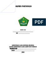 Contoh Format Portofolio PDF