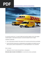 Download Dhl Strategic Management by samina123 SN39518897 doc pdf