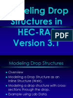 Modeling Drop Structures in Hec-Ras