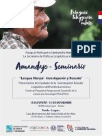 AMANDAJE / Seminario - Lengua Manjui